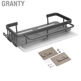 Granty Over Sink Dish Drying Rack  Rustproof Kitchen Wall Mounted Sink Shelf Aluminum High Hardness Reliable Space Saving  for Bathroom