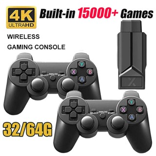 เกมคอนโซลไร้สาย D90 15000+ 4K HD 2.4G 10000 เกม รองรับการ์ด TF สําหรับ PS1 TV Game