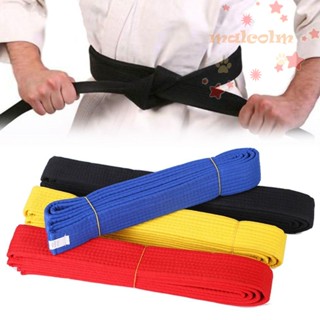 MALCOLM Taekwondo Belts Judo Luxury Cotton Karate Professional Jiu Jitsu Standard Waistband Grading Belt Karate Belts