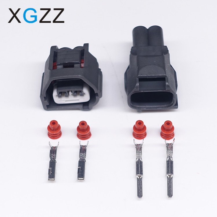 7283-7023-10 สายไฟเซนเซอร์ข้อเหวี่ยง ตัวผู้ ตัวเมีย 2 Pin กันน้ํา สําหรับ Lexus Toyota