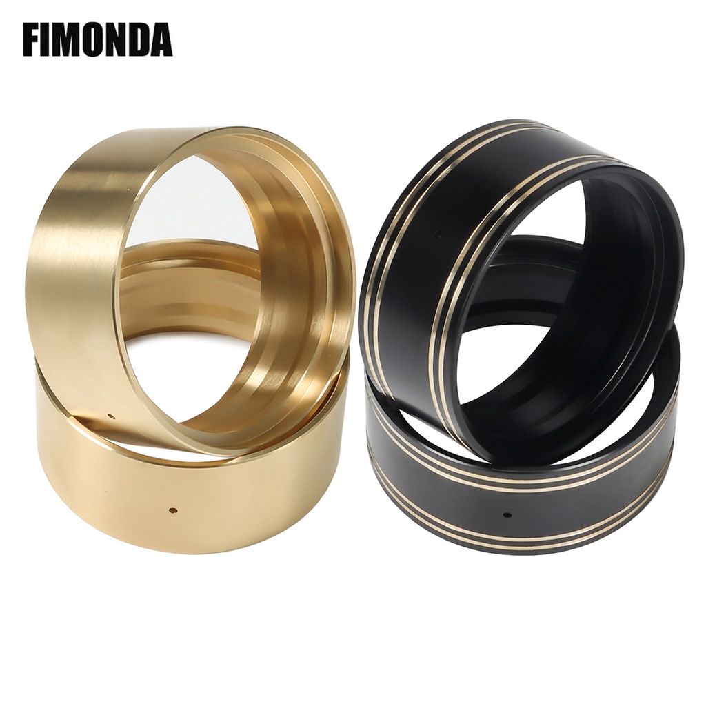 แหวนแคลมป์ลูกปัดทองเหลือง 1.9 นิ้ว สําหรับรถไต่หินบังคับ SCX10 Capra TRX4 VS4-10 TF2 Element Enduro CC01 95 กรัม ต่อชิ้น