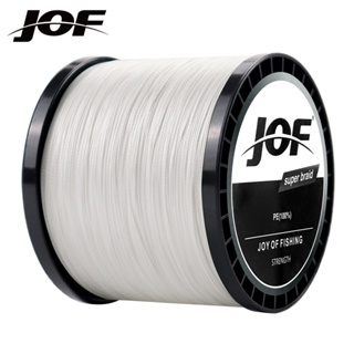 Jof ใหม่ สายเบ็ดตกปลา PE แบบถัก 4/8 เส้น 1000 ม. หลายเส้นใย