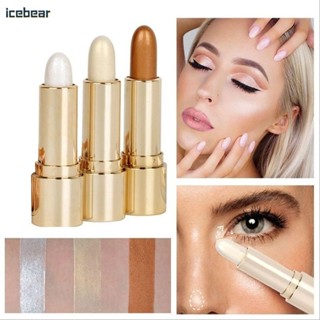 DNM Magic Shaping 3D Streamer DUO 2 In 1 Shadow Contour Powder Makeup Highlight Stick Shaping Creamy Smooth Shimmer [Icebear]