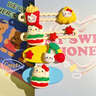 Cute cartoon Hair Pins Vintage Girls Heart KT Kitty Hair Clip y2k Girls Hair Clip Cute Cartoon Baby Childrens Hair Clip