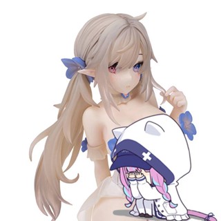 Deepsea studio [Quick delivery in stock]Pure White Elf Action Figure - Beautifully Designed Model Ornament with Cute White Stockings Unique Colored Eyes and Original Artwork - Pe