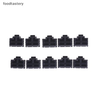 Fty ฝาครอบพอร์ตฮับอีเธอร์เน็ต RJ45 ป้องกันฝุ่น สีดํา 10 ชิ้น