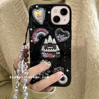 เคสมือถือ ลายปราสาทดาว กลิตเตอร์ กันกระแทก สําหรับ Apple 14 Pro Max Iphone 13 12 11 14 Pro 13 Pro 14