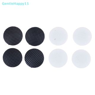 Gentlehappy ฝาครอบปุ่มกด 3D สีขาว สีดํา สําหรับ PSP1000 4 ชิ้น