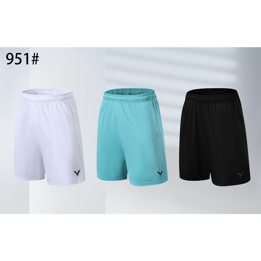 พร้อมส่ง ใหม่ Victor 951 กางเกงขาสั้น เหมาะกับการเล่นกีฬา เทนนิส แบดมินตัน 2023