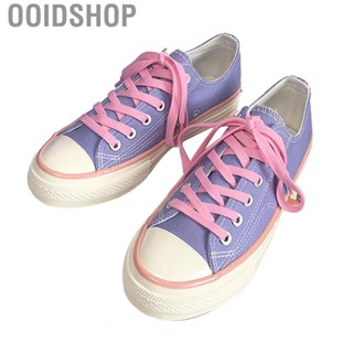 Ooidshop Women Plimsolls  Low Cut Women Leisure Shoes  Slip Cute Style Purple  for Outdoor