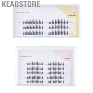 Keaostore Natural Look Segmented Fake Lashes for Birthday Party Date Wedding