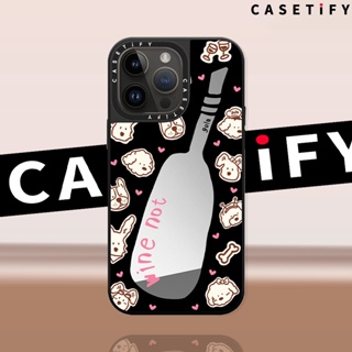 Casetify เคสโทรศัพท์มือถือกระจก ลายสุนัขโรงแรม สําหรับ iPhone14ProMax iP13Pro 13 iPhone11 12Promax 13Promax 12 13 14