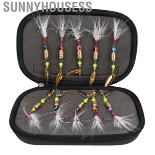 Sunnyhousess Fishing Lures Gear Kit  10pcs Sequin Fishing Lure Bright Color  for Bass