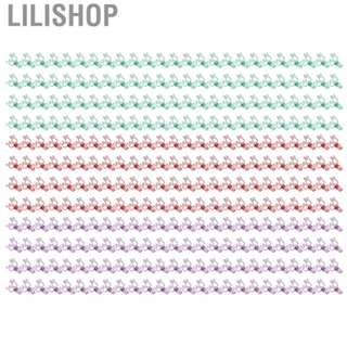 Lilishop Binder Clips  Paper Clamps Cute Rabbit Shape 100pcs  for Office