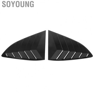 Soyoung Rear Side Window Louvers Air Vent Scoop Louvers  Scratch Wear Resistant Sturdy Replacement for CRV 2017-2021 for Car