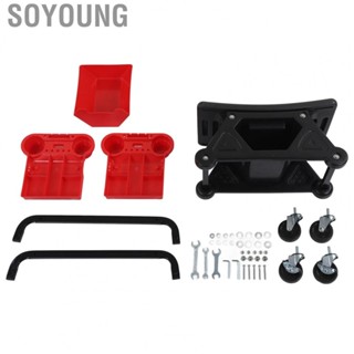 Soyoung Car Detailing Stool Seat  Solid High Carrying  Mechanics Rolling Stool Heavy Duty Curved Surface with Slide Out Trays for Car