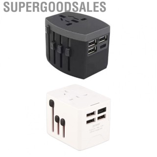 Supergoodsales Universal Travel Adapter  Safe Surge Protection Circuit 110‑250V Non Deform Plug Converter Isolate High Temperature for Trip Mobile Phones