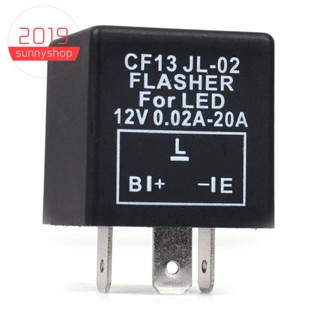 รีเลย์ไฟเลี้ยว LED 12V 3-pin CF-13 สําหรับรถยนต์