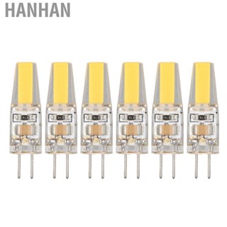 Hanhan G4 Bulb  6 Pcs 220V 6W G4 Lamp Bulb  for Wall Lamp