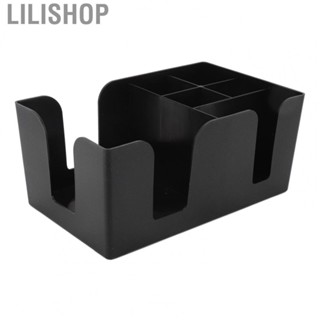 Lilishop Upright Coffee Condiment Organizer Multifunction Coffee Station Organizer for   Shop