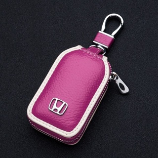 พร้อมส่ง เคสกุญแจรีโมทรถยนต์ แบบหนัง สําหรับ Honda CRV ODYSSEY CITY CIVIC FIT HRV