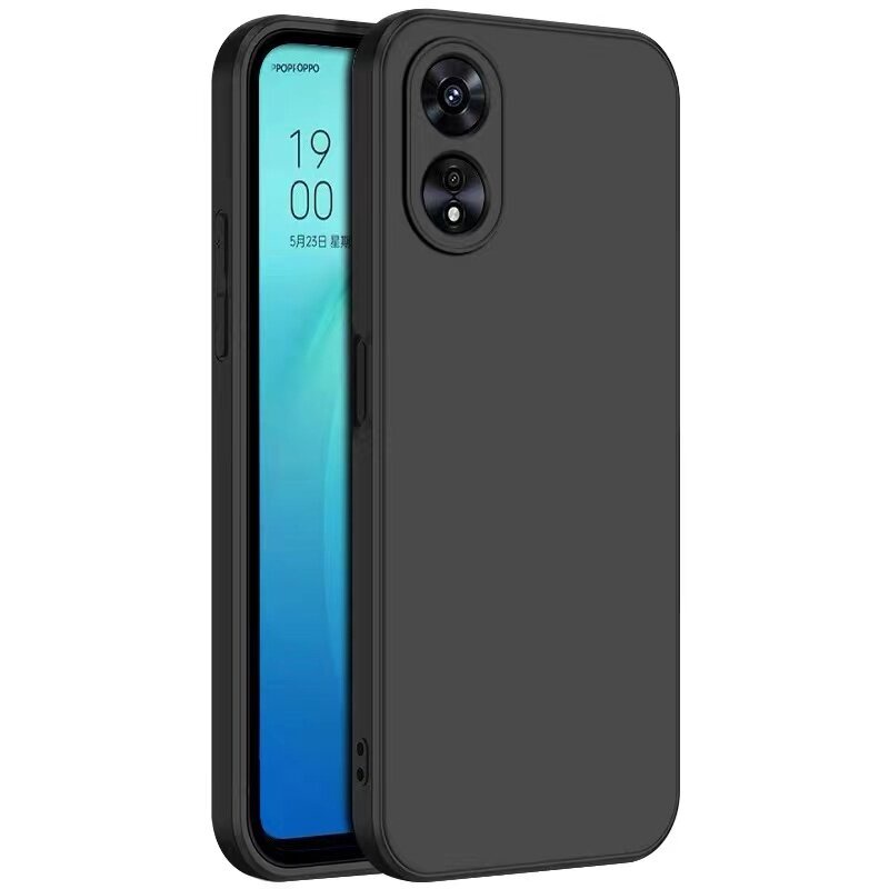 เคสซิลิโคน Case OPPO A98 5G  เคสโทรศัพท์ ออฟโบ้ เคสนิ่ม tpu เคสสีดํา tpu case oppo a98 5G เคสกันกระแ