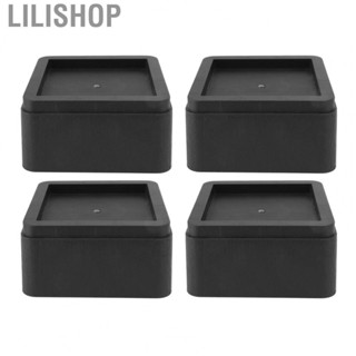 Lilishop 4Pcs Furniture Risers Plastic Quadrangle 3in Couch Riser Pads Home Accessories