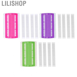 Lilishop Thread Organizer 30 Positions Nonwoven Efficient Sorting Reusable Plastic Embroidery Floss Shelf for Pointed  Accessories