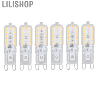 Lilishop 6Pcs G9  Bulb 5W Transparent Cover 22LED Dimmable Light Bulb For Ceiling