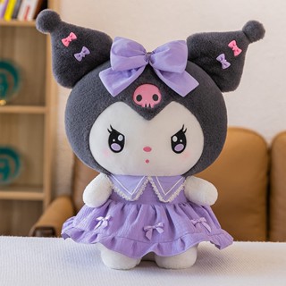 Kawaii Kuromi ตุ๊กตายัดนุ่นจําลอง เหมือนจริง ของเล่นสําหรับเด็ก