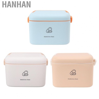 Hanhan Large  Storage Box Organizer Container Family Emergency  Case with Removable Tray