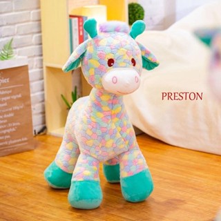 Preston หมอนตุ๊กตายัดไส้ รูปยีราฟ สีรุ้ง ของขวัญวันเกิด สําหรับเด็ก