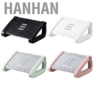 Hanhan Foot Step Stool  Roller Function Simple Style Compact Plastic Material Foot Rest for Under Desk Home Office