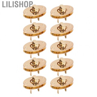 Lilishop 10pcs Hardware Lock Buckle For DIY Wallets 4cm Turn Lock Clasp Purse