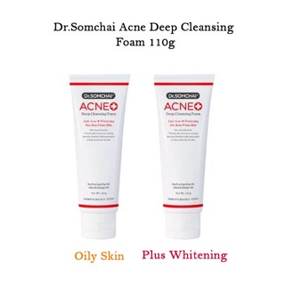 Dr.Somchai Acne Deep Cleansing Foam 110g โฟมล้างหน้าสูตรขจัดความมัน