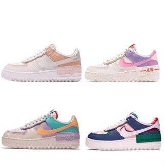 Af1 Air Force 1 Makaron รองเท้าผ้าใบ ข้อสั้น สําหรับผู้หญิง TBEW