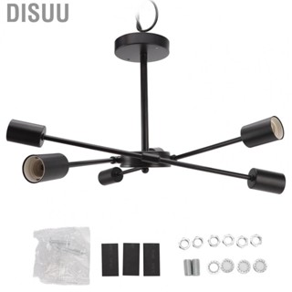 Disuu Modern Chandelier Ceiling Light Black with Screw for Bar