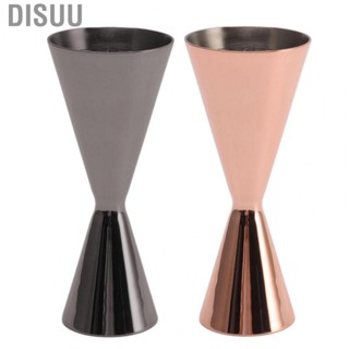 Disuu Cocktail Double Jigger  Accurate 1/2oz Cocktail Measuring Jigger Rustproof Stainless Steel  for Home for Bartender