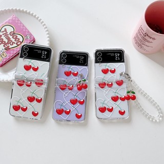 เคสโทรศัพท์มือถือ กันกระแทก ลายการ์ตูนอนิเมะ พร้อมสายคล้อง สําหรับ Samsung Galaxy Z Flip4 Z Flip3 Z Flip4 Z Flip3 3n1