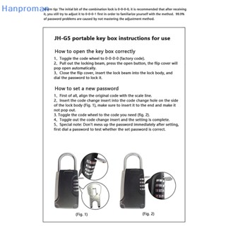 Hanproman&gt; กล่องเซฟตี้ซ่อนกุญแจ แบบใส่รหัสผ่าน 4 หลัก พร้อมตะขอโลหะ ขนาดเล็ก คุณภาพสูง สําหรับบ้าน วิลล่า คาราวาน