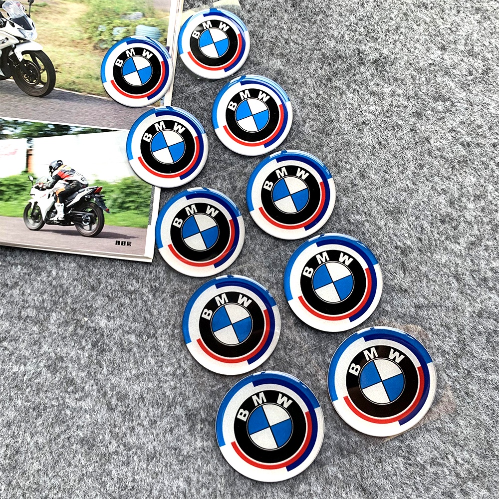 BMW สติ๊กเกอร์ 3D รถ รถไฟฟ้า ตกแต่งรถ Logo หมวกกันน๊อค เทปกันรอย แม่เหล็ก ไฟท้าย E84 B7 X1 X3 X5 X6