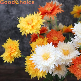 【Good】5 Hairy Chrysanthemum Artificial Flowers Wedding Decoration Flower Home Decorat【Ready Stock】