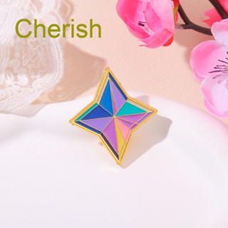 Cherish เข็มกลัด ลายการ์ตูนอนิเมะเกม Genshin Impact Enamel Pins น่ารัก สําหรับเพื่อน