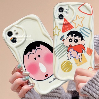 เคสมือถือ แบบนิ่ม ลายการ์ตูนคลื่น กันกระแทก สําหรับ Samsung A14 A13 A12 A53 A51 A52 A03 A04E A50 A30S A32 A34 A22 A23 A54 A24 A33 A30S