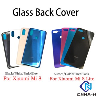 ใหม่ เคสแบตเตอรี่ด้านหลัง พร้อมกาว สําหรับ Xiaomi Mi8 Mi 8 Lite Mi 8 Se 8se