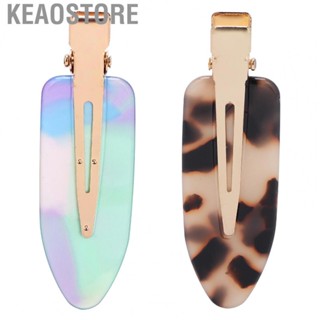 Keaostore No Crease Hair  Women Girl Bangs Decoration Duckbill Clips Accessory