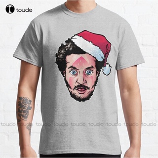 เสื้อยืด พิมพ์ลาย Marv-Y Christmas Marv Wet Bandits Home Alone Christmas ขนาดใหญ่ สําหรับผู้ชาย