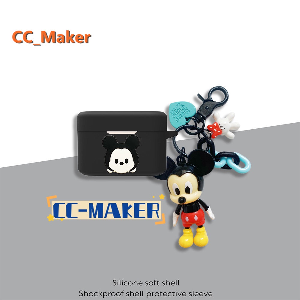 1MORE Pistonbuds Pro Protective Case Cute Mickey Minnie Keychain Pendant 1MORE Pistonbuds Pro Silico