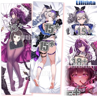 Dakimakura ปลอกหมอน ลายการ์ตูนอนิเมะ Honkai:Star Rail Silver Wolf and Kafka Honkai Star Rail Game ปลอกหมอนบอดี้ ปลอกหมอน ทําเอง