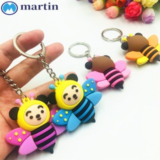 Martin พวงกุญแจ PVC รูปผึ้งน้อย เรียบง่าย อุปกรณ์เสริม สําหรับตกแต่งภายในรถยนต์